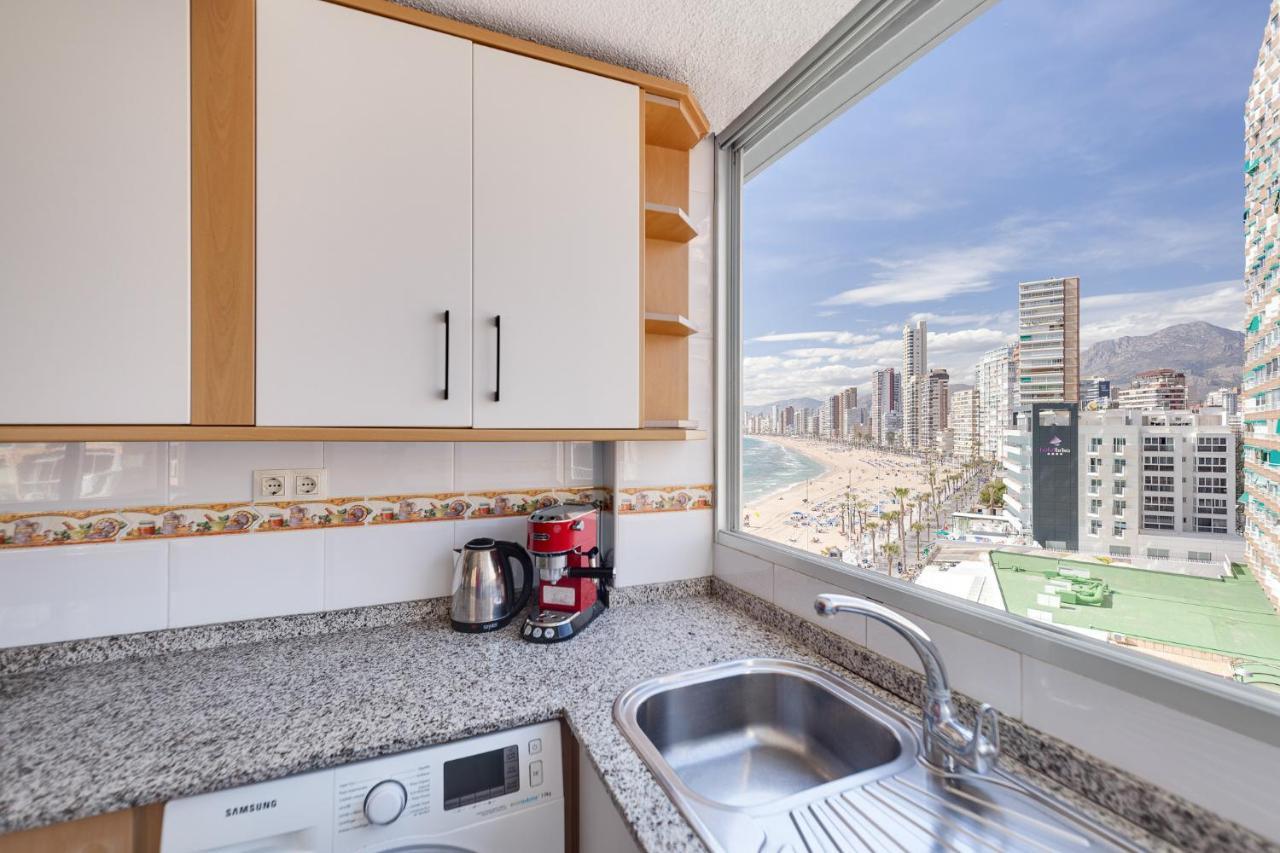 Levante Sunset Front Line Apartment Almadraba Benidorm Exterior photo